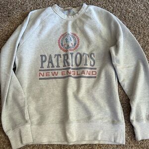 New England Patriots Throwback Vintage Homage Crewneck Sweatshirt- Medium